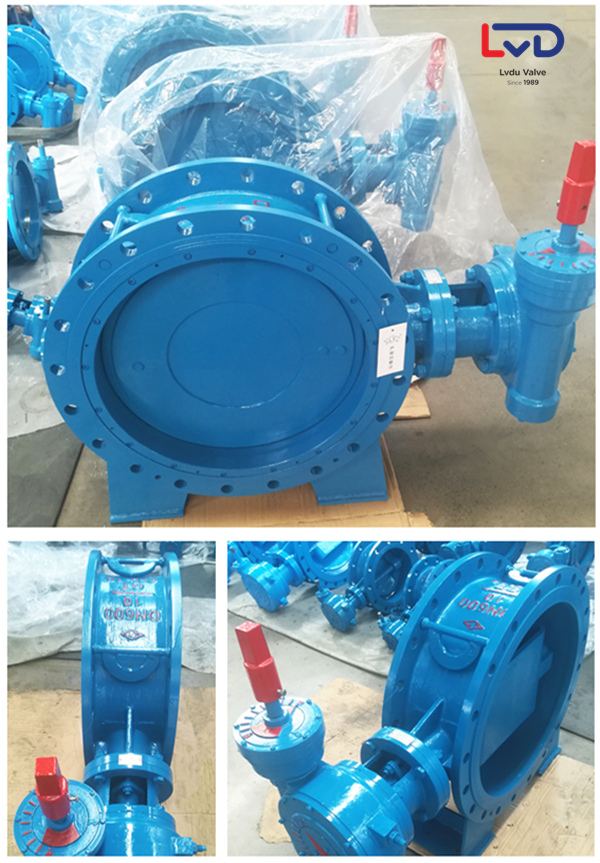 10臺D342H雙偏心硬密封法蘭蝶閥發貨<場面真實不忍直視