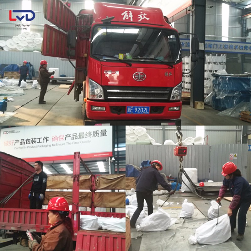 出貨！出貨！40臺D342X軟密封法蘭蝶閥發(fā)往河北