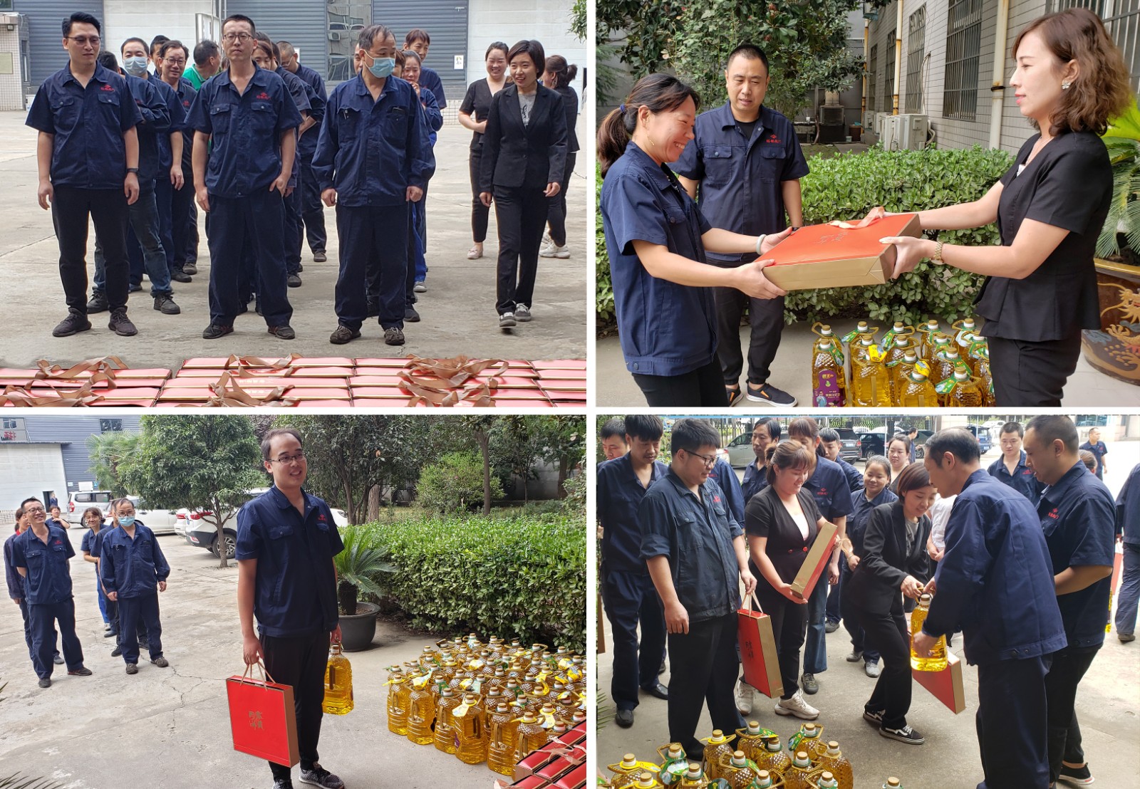 中秋佳節暖人心——鋁都閥門為員工發放中秋福利